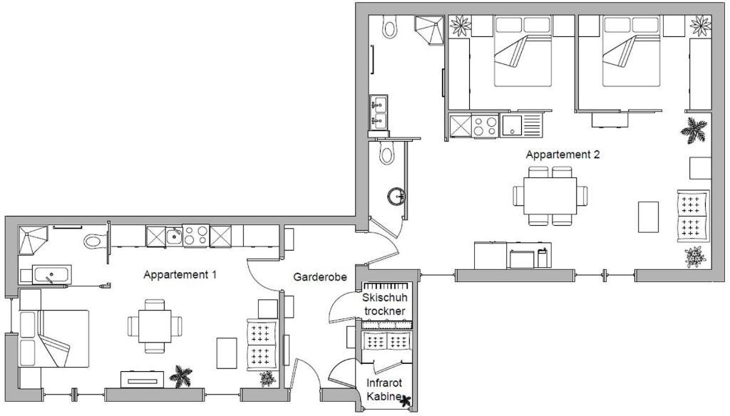 Appartements Hochegg Schladming Kamer foto